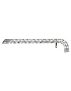 26 Lowrider Triple Flat Twisted Chain Guard Chrome.
